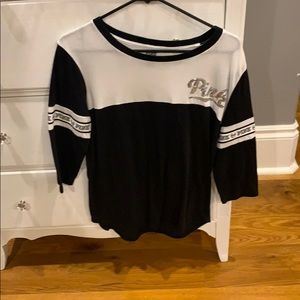 Pink 3/4 sleeve shirt